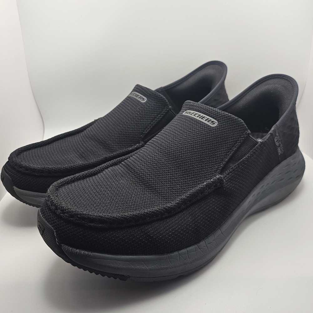 Skechers Men's Black Slip-On Shoes